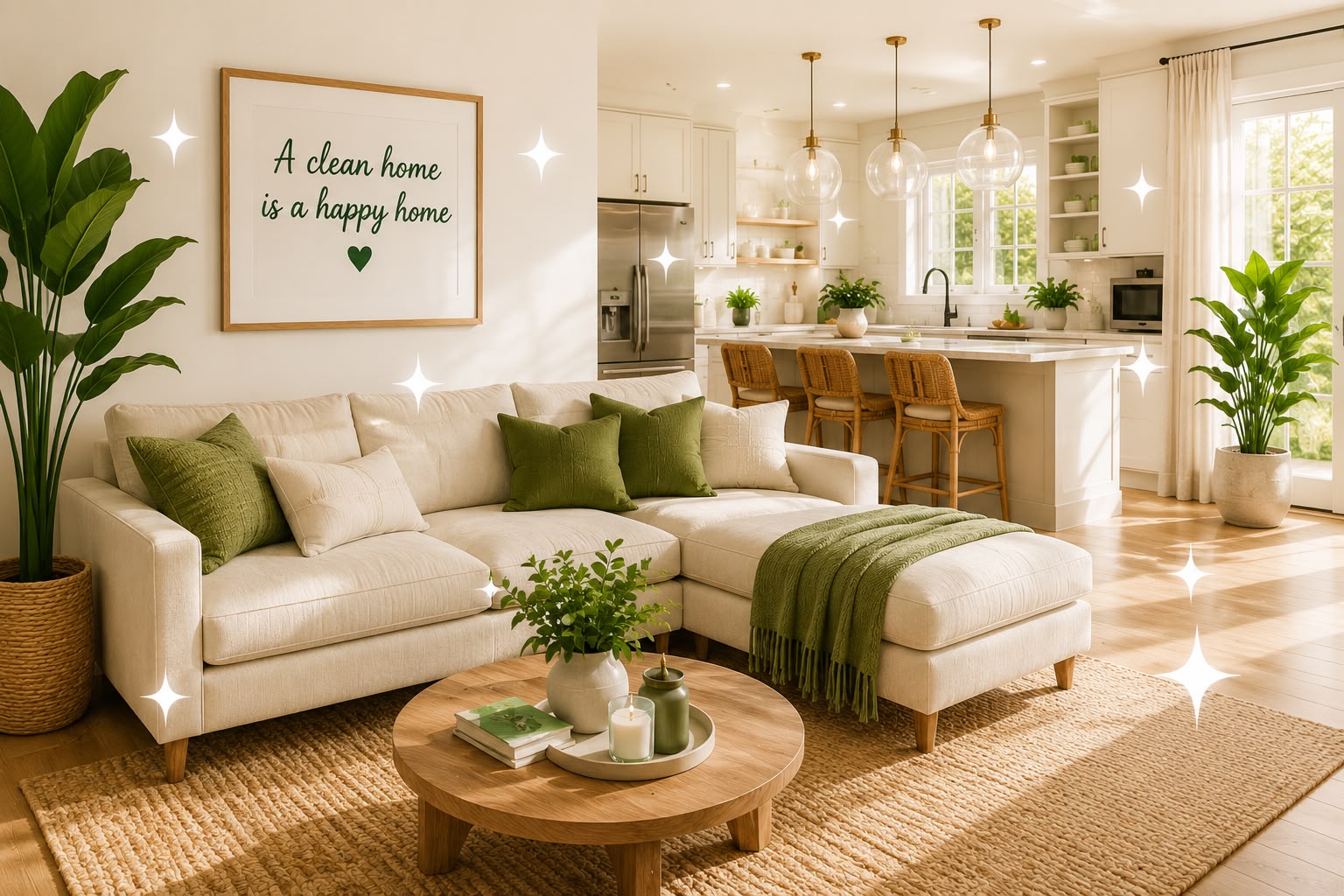 Fresh, clean home